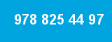 978 825 44 97 978 825 44 97